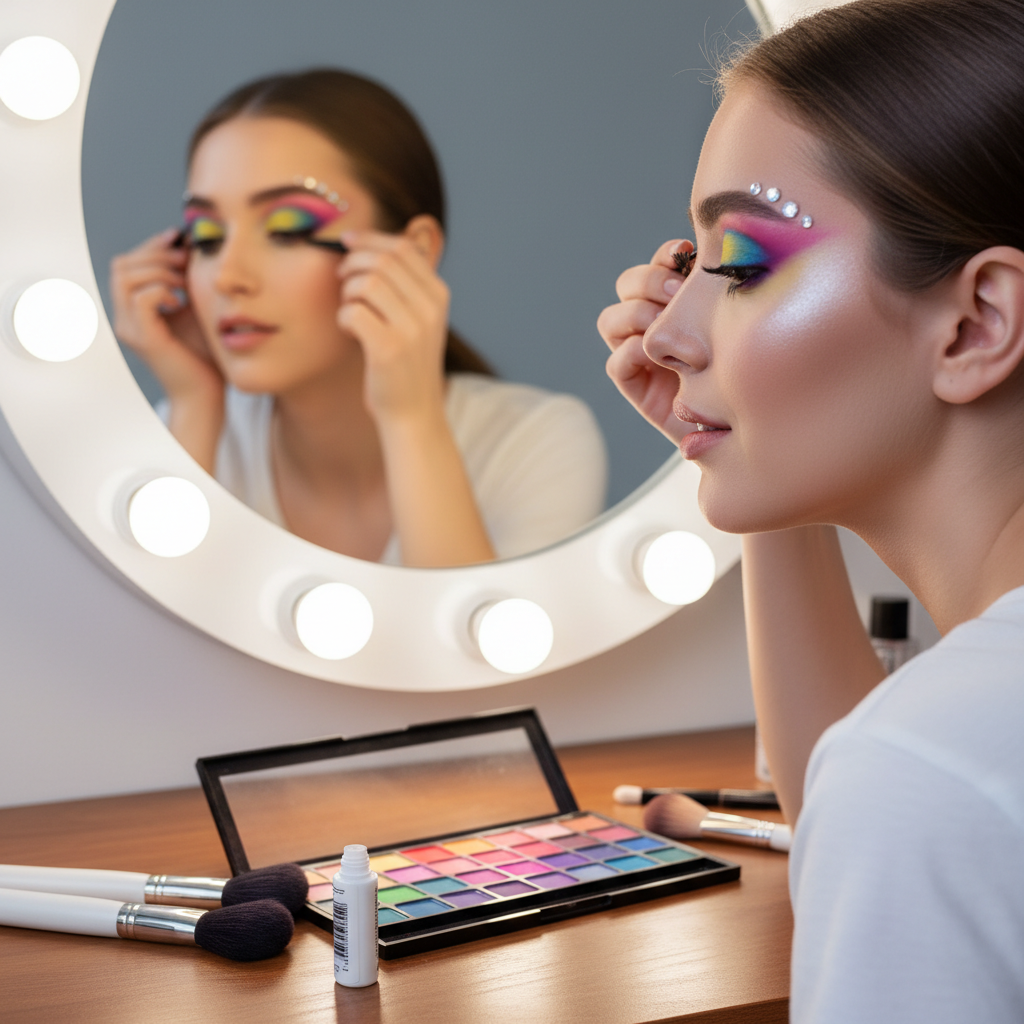 Cosplay Makeup 101: Lashes, Face Gems & Color Basics