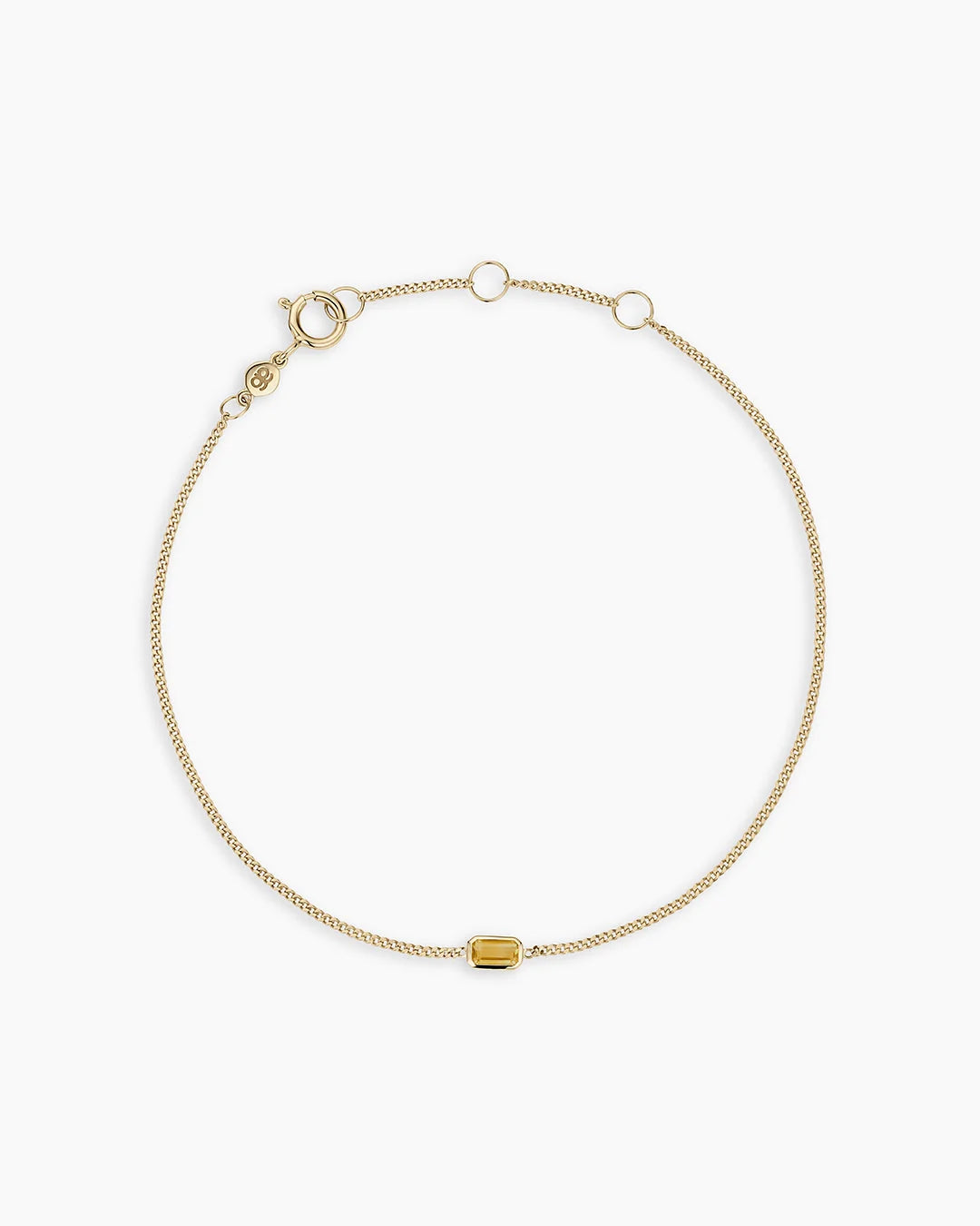 14K Gold Wilder Birthstone Bracelet - Citrine - November