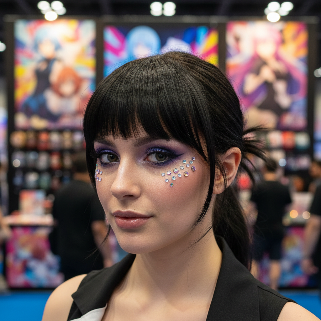 Clip-In Cosplay Bangs model1