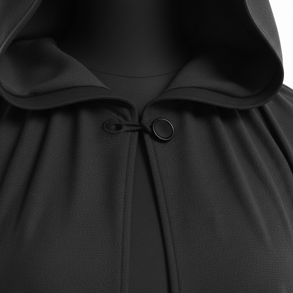 Hooded Cosplay Cape Cloak detail1