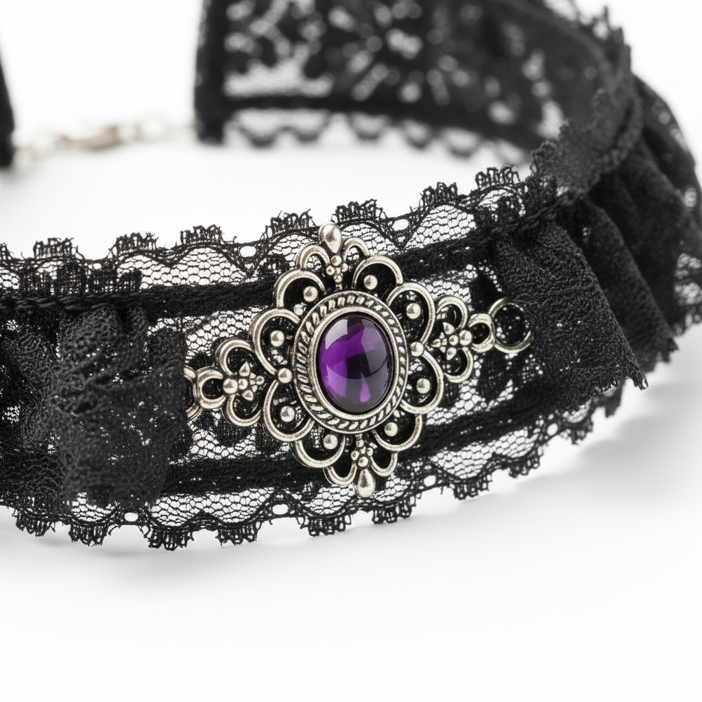 Lace Cosplay Choker detail1