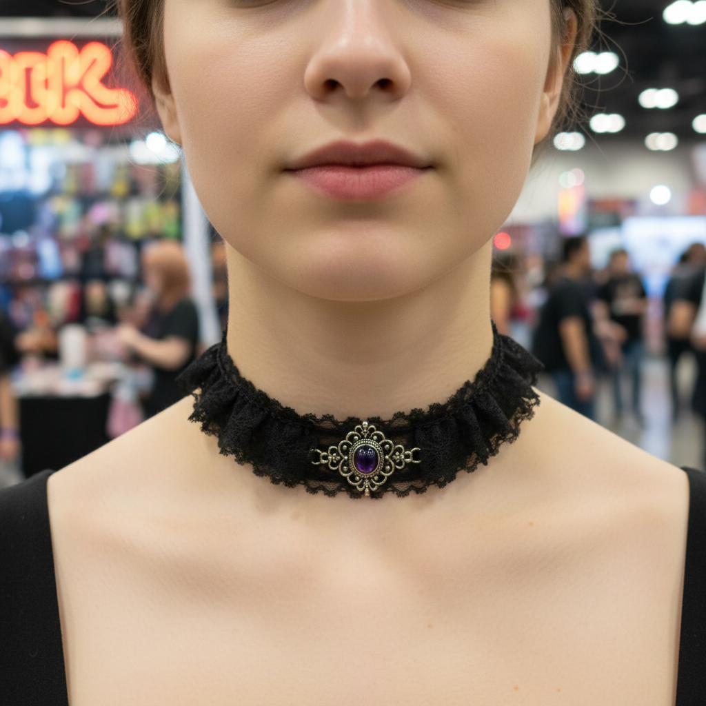 Lace Cosplay Choker model1