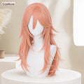 CosNova Type 1 Light Peach long layered anime cosplay wig front view on mannequin