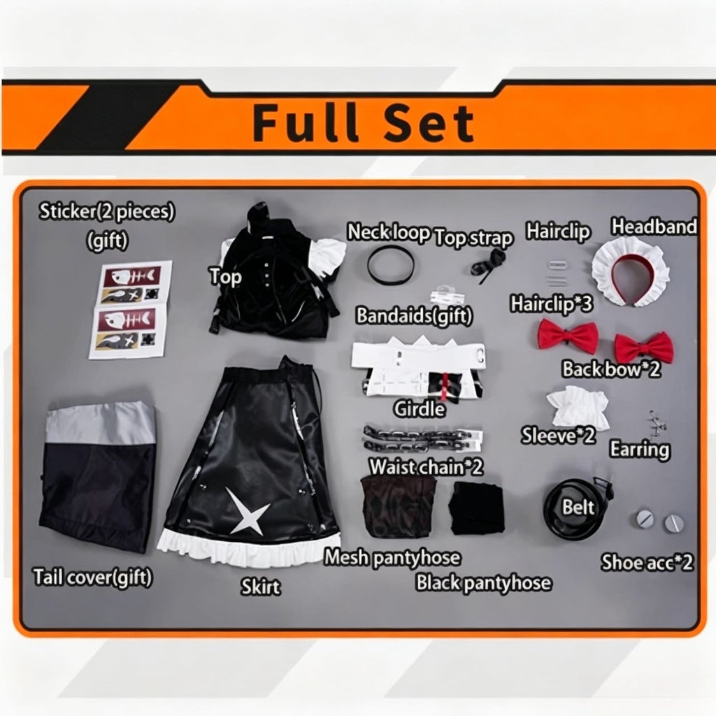 CosNova maid cosplay costume full package components