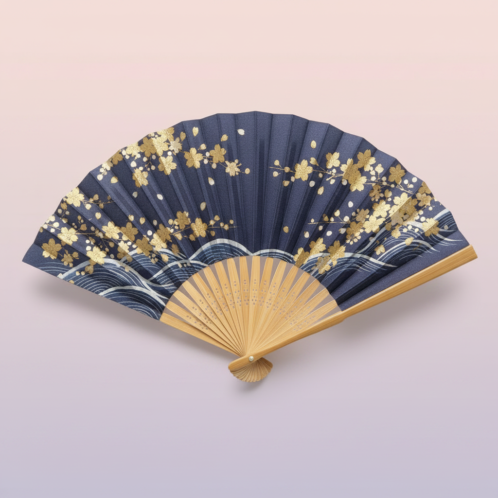 folding cosplay hand fan elegant pleated sensu fan for costume dance product