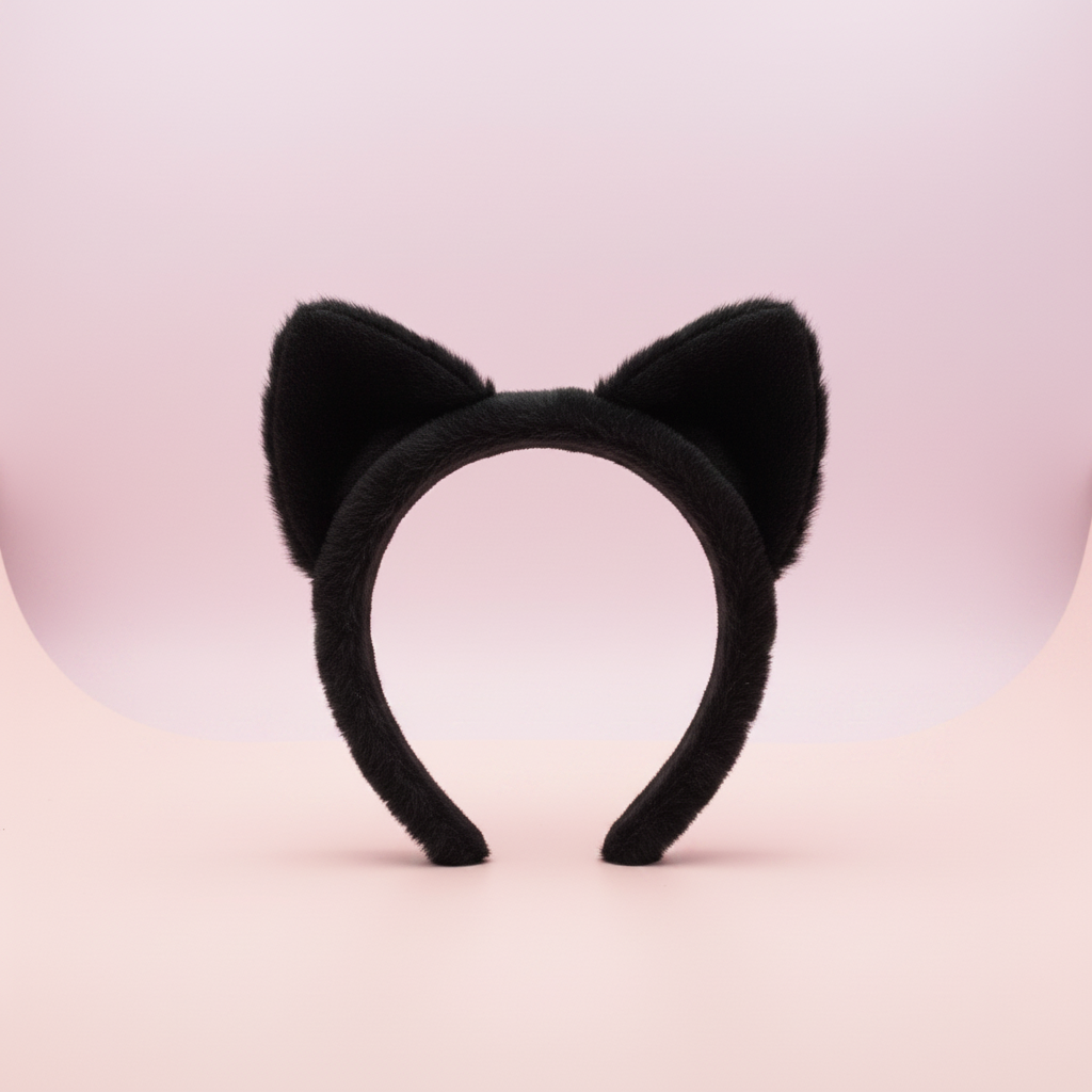 plush cat ears headband cosplay costume kitty ears one size product