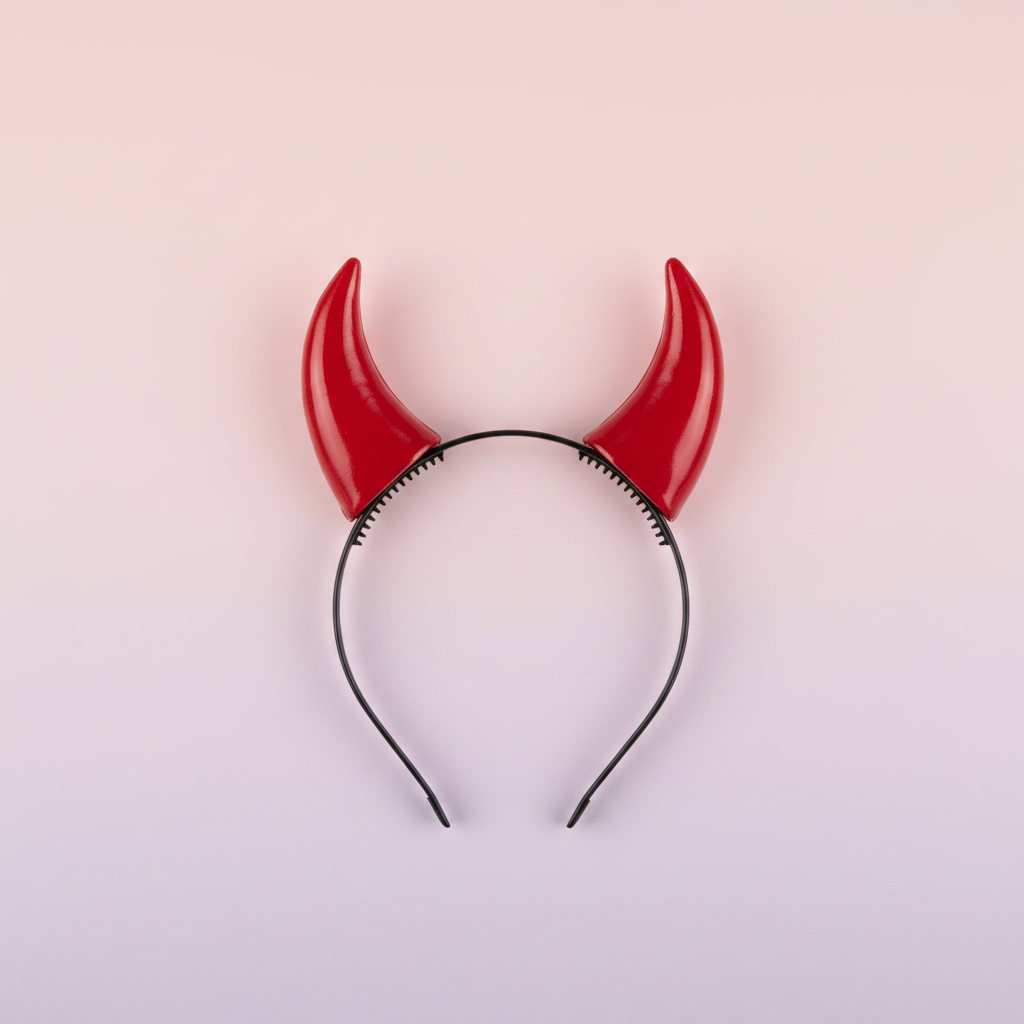 devil horns headband red cosplay costume horns one size product