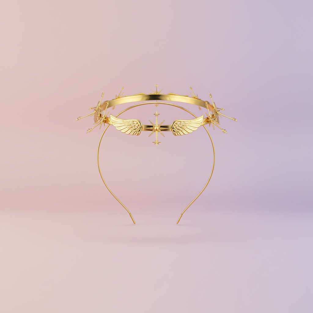 angel halo headband gold cosplay costume halo one size product