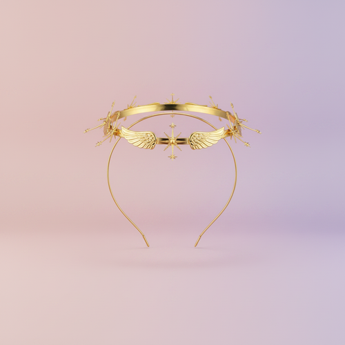 angel halo headband gold cosplay costume halo one size product