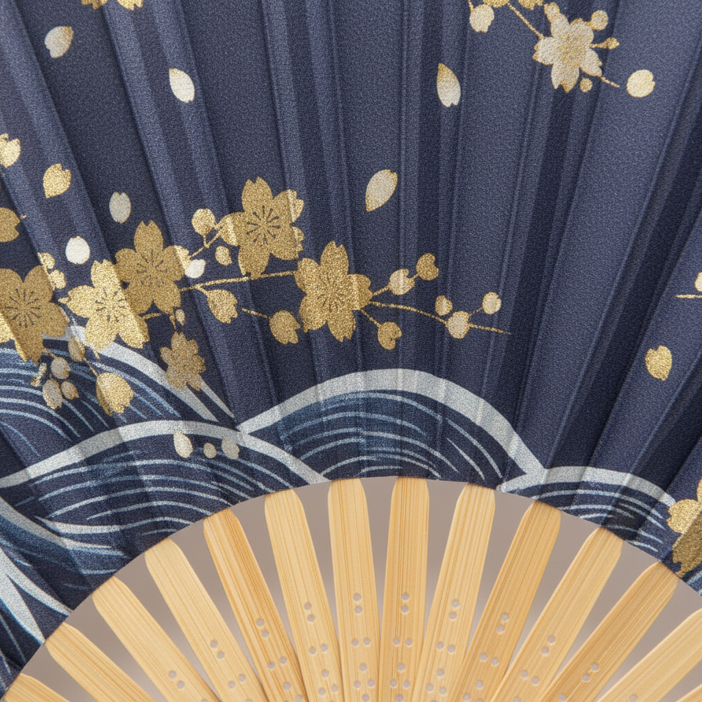 Folding Cosplay Hand Fan detail1
