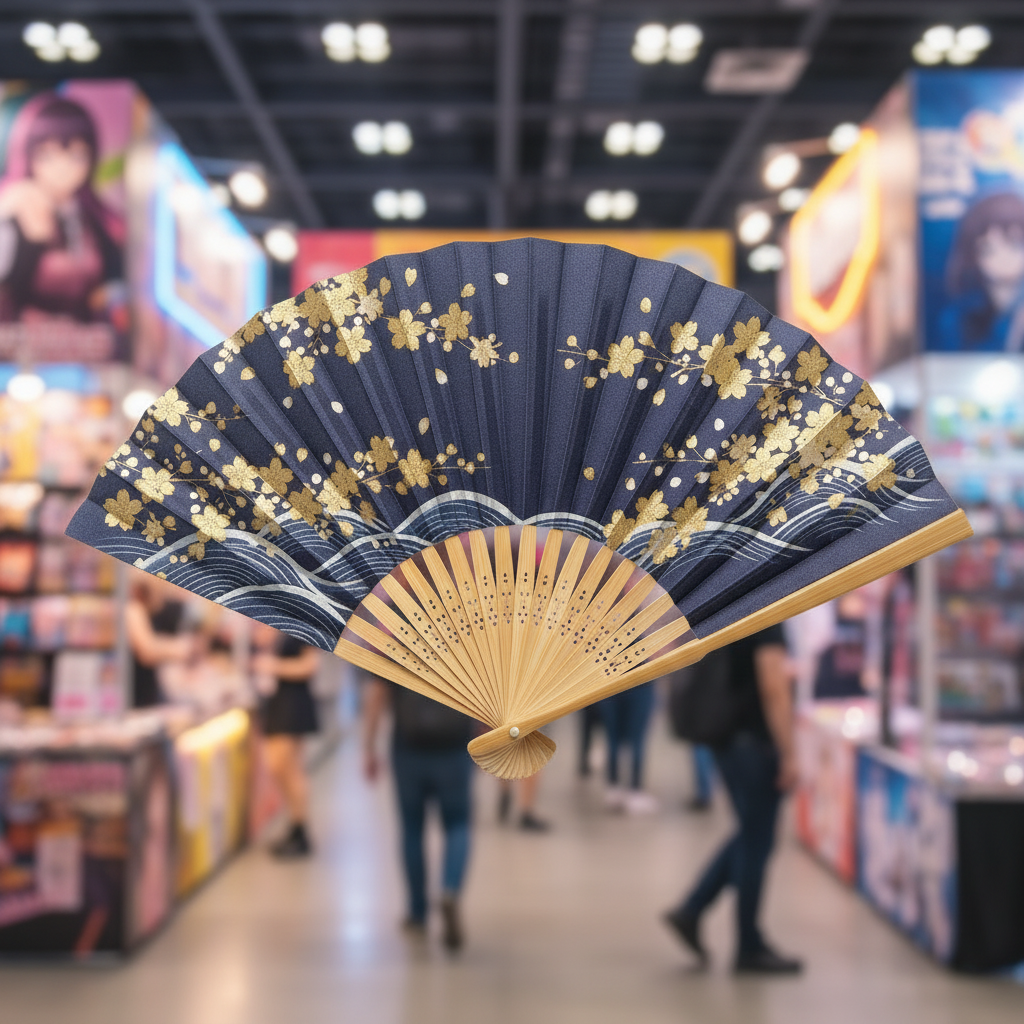 Folding Cosplay Hand Fan model2