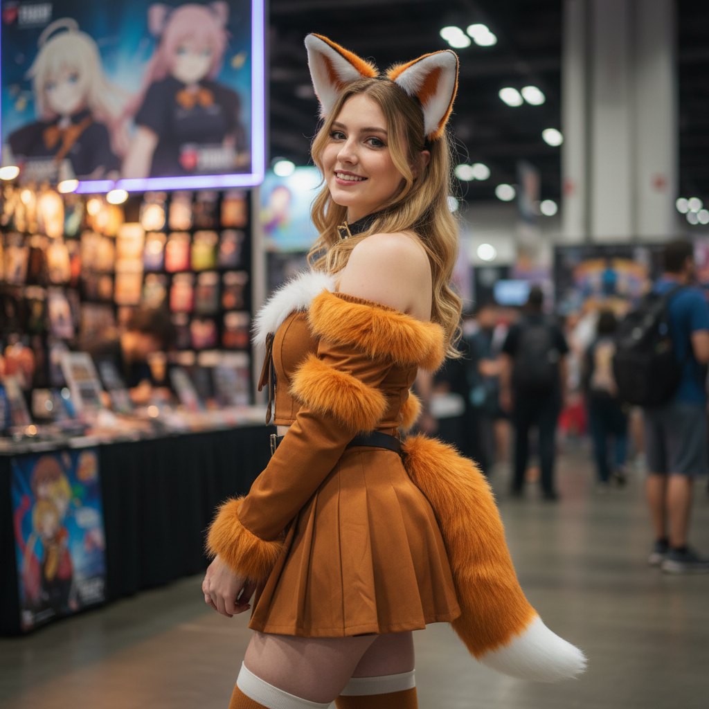 Fox Ears and Tail Set model1