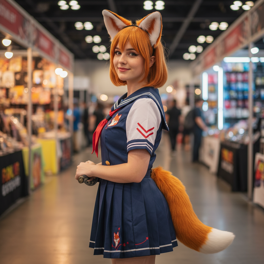 Fox Ears and Tail Set model2