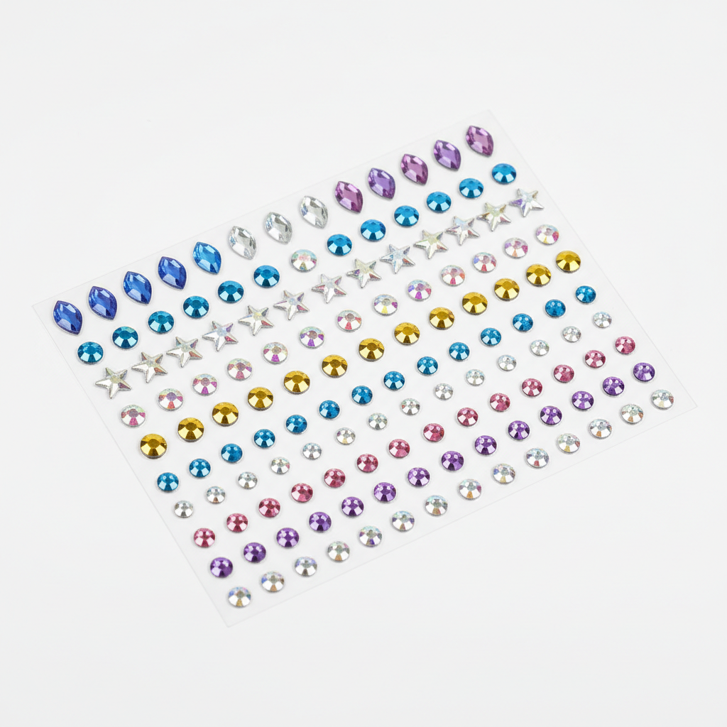 Cosplay Face Gems & Rhinestone Stickers main