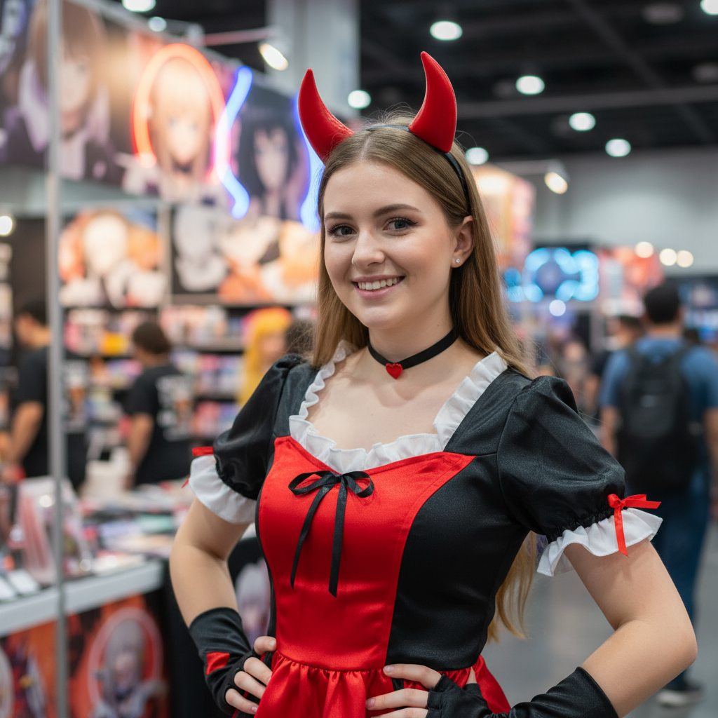 Devil Horns Headband model1