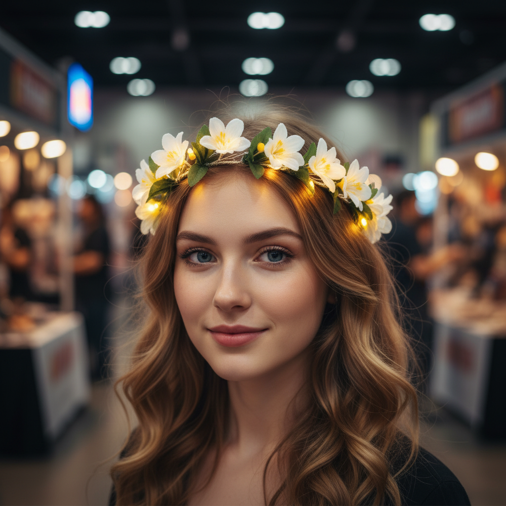 LED Fairy Hair Crown model1