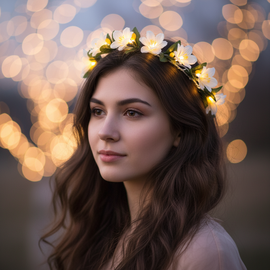 LED Fairy Hair Crown model2