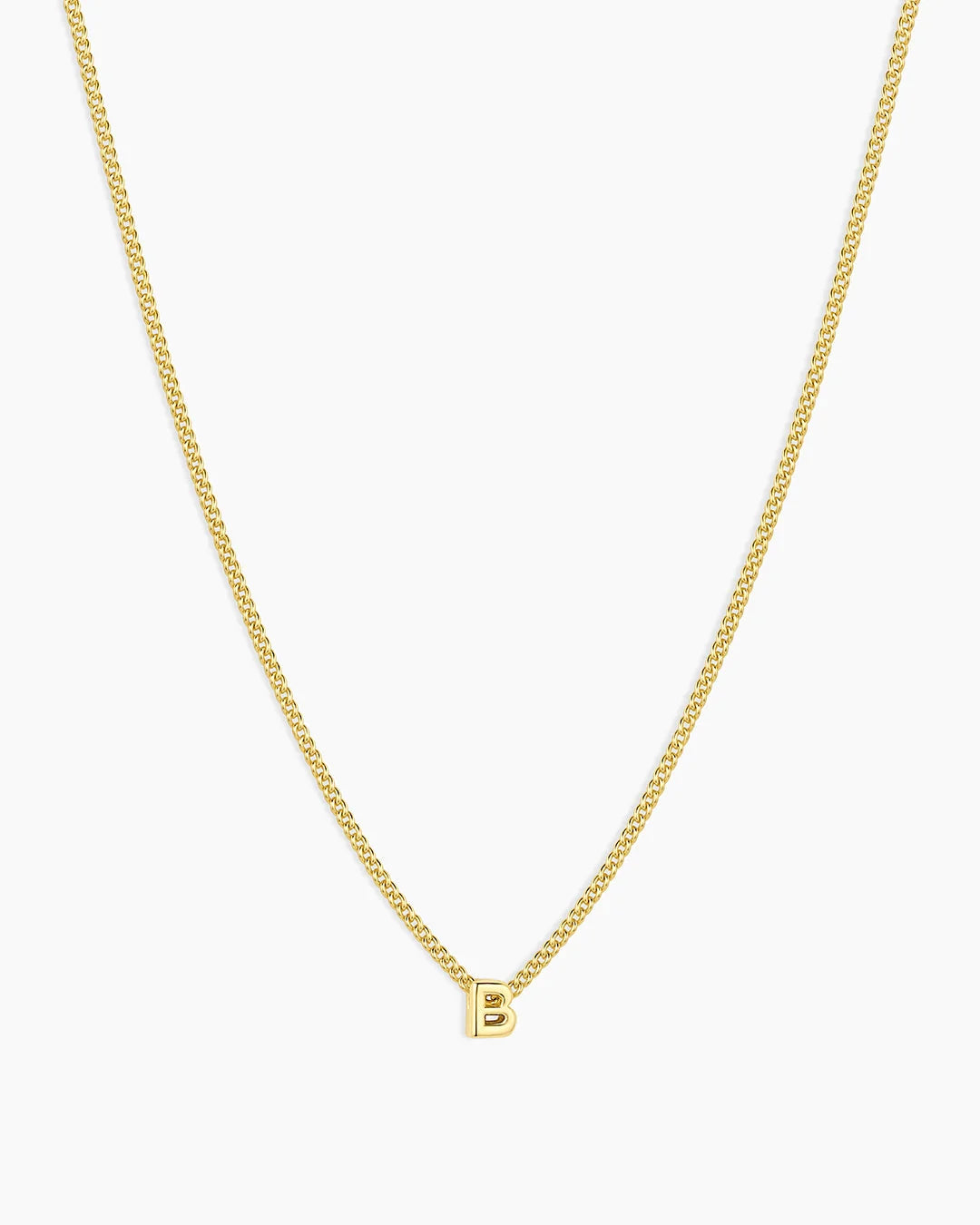 Gold Letter B Necklace