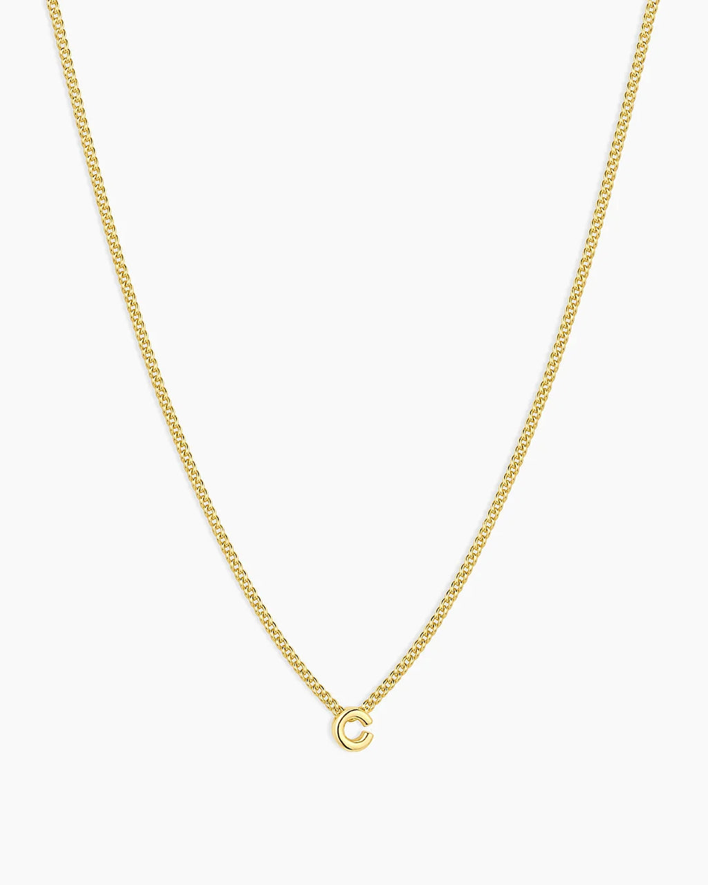 Gold Letter C Necklace