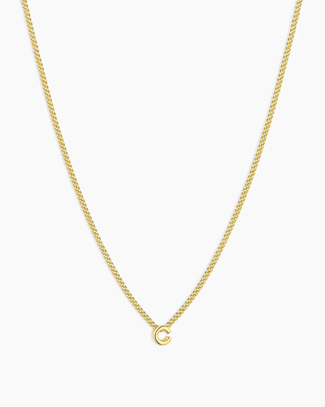 Gold Letter C Necklace