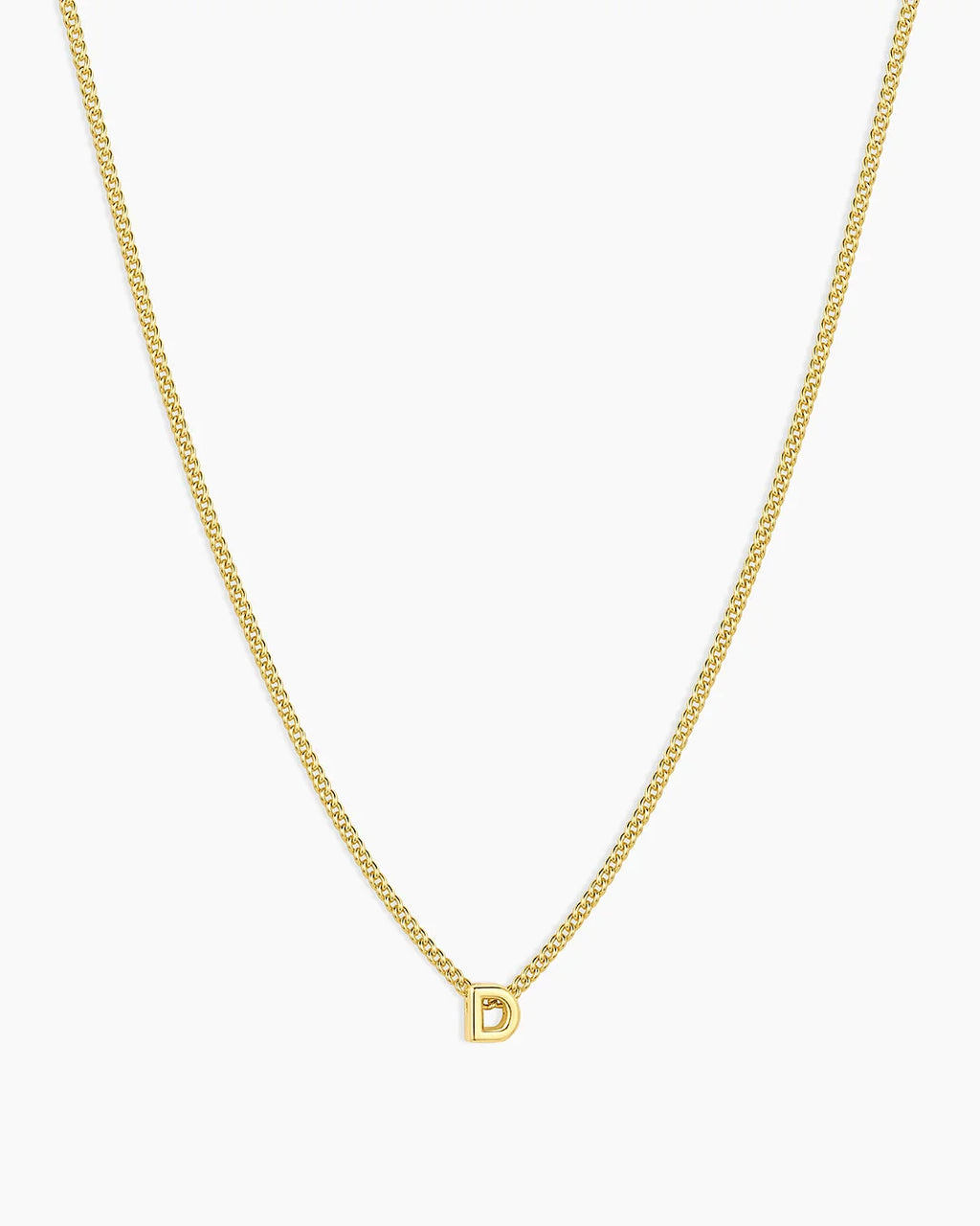Gold Letter D Necklace
