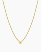 Gold Letter D Necklace