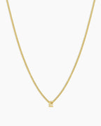 Gold Letter E Necklace