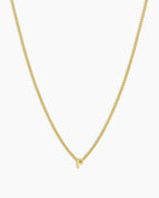 Gold Letter F Necklace