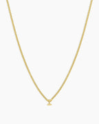 Gold Letter I Necklace