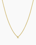 Gold Letter K Necklace
