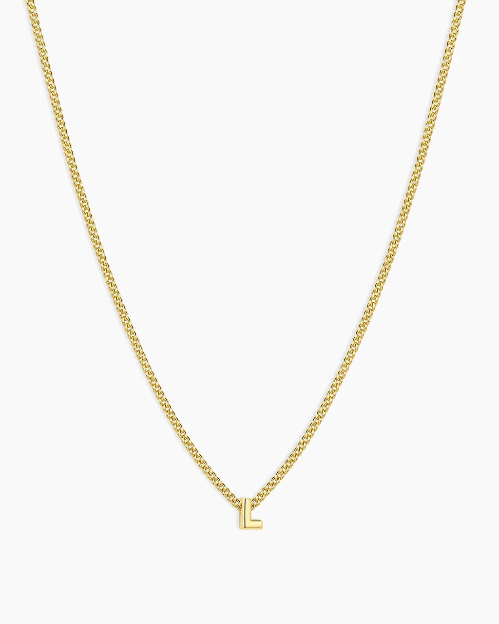 Gold Letter L Necklace