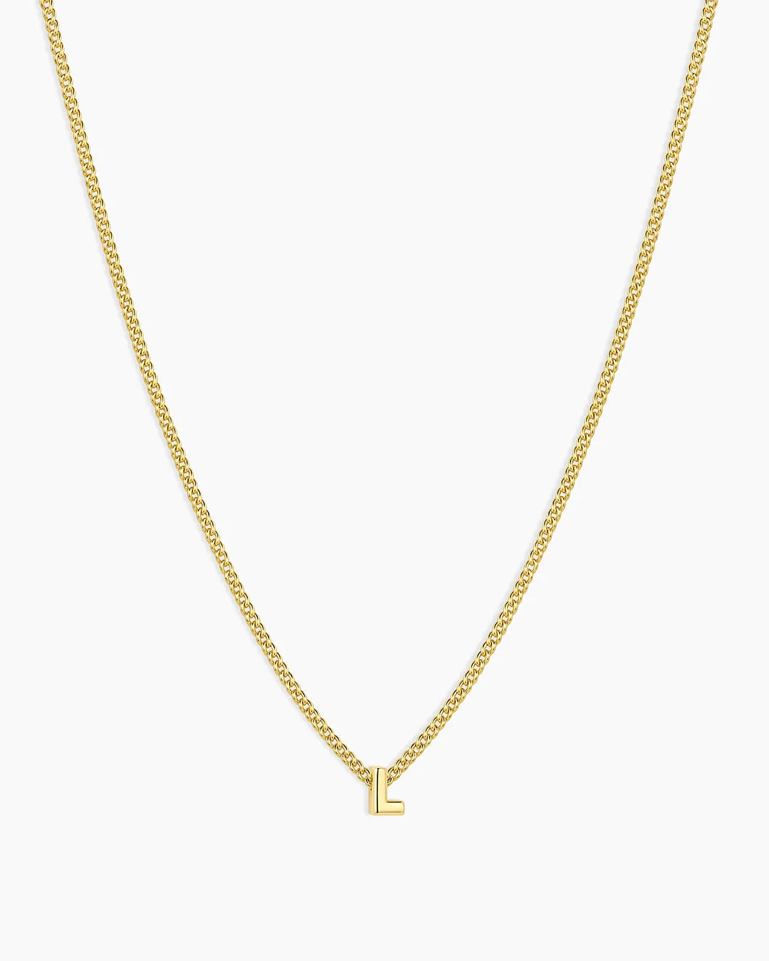 Gold Letter L Necklace