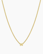 Gold Letter M Necklace