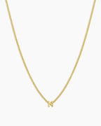 Gold Letter N Necklace