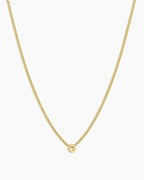 Gold Letter O Necklace