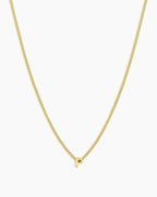 Gold Letter P Necklace