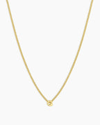 Gold Letter Q Necklace