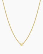 Gold Letter U Necklace