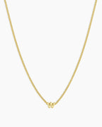 Gold Letter W Necklace