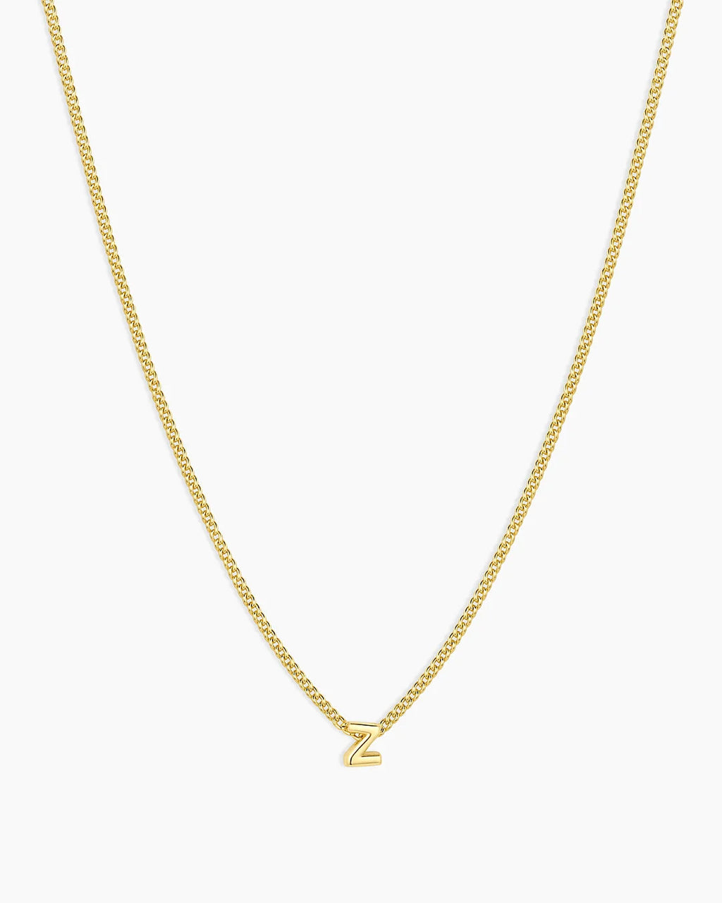 Gold Letter Z Necklace