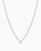 Silver Letter B Necklace