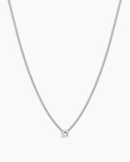 Silver Letter D Necklace