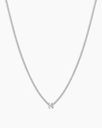 Silver Letter N Necklace