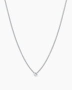 Silver Letter Q Necklace