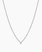 Silver Letter S Necklace