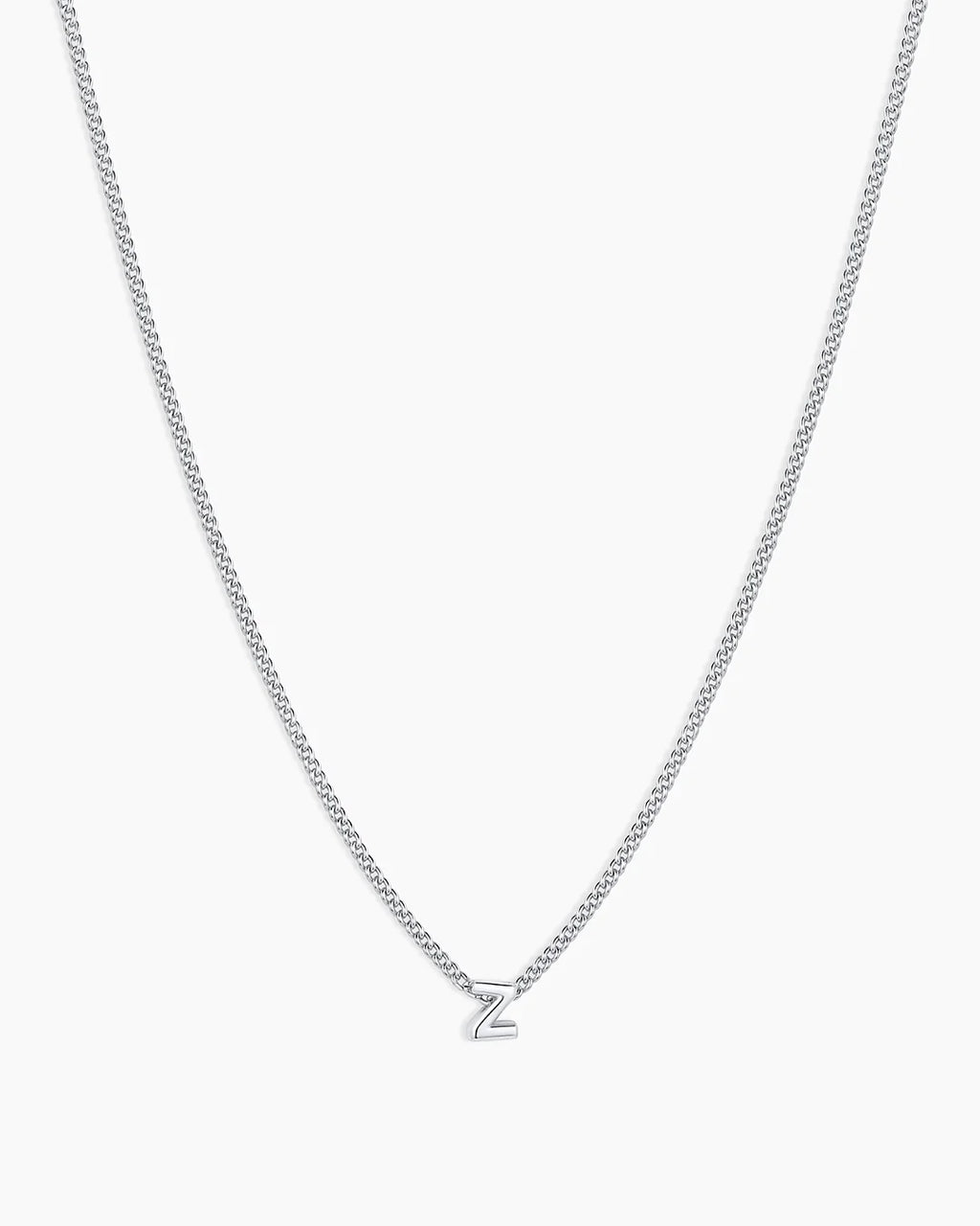 Silver Letter Z Necklace