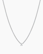 Silver Letter Z Necklace