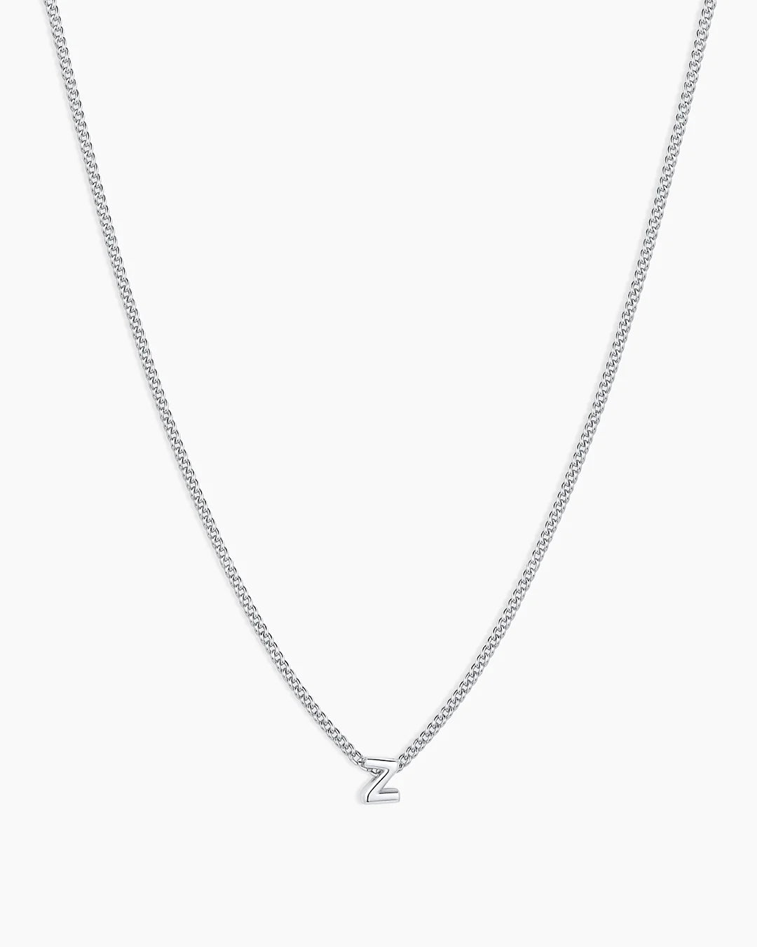 Silver Letter Z Necklace