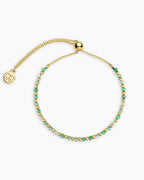 Natural Gemstone Beaded Bracelet - Aventurine - Luck