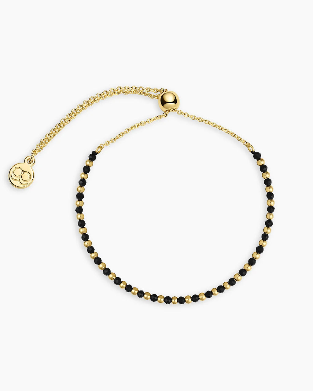 Natural Gemstone Beaded Bracelet - Black Onyx - Protection